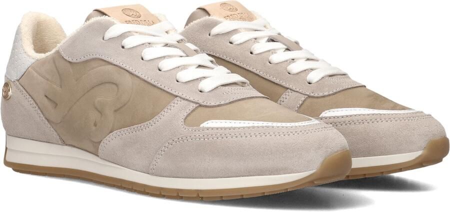 FRED DE LA BRETONIERE Lage Sneakers Dames Vlora Sign Suède Beige