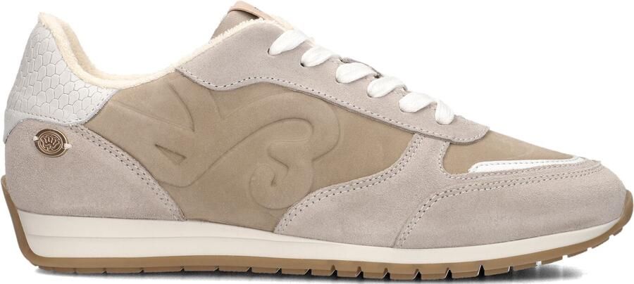 FRED DE LA BRETONIERE Lage Sneakers Dames Vlora Sign Suède Beige
