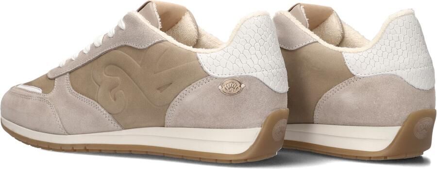 FRED DE LA BRETONIERE Lage Sneakers Dames Vlora Sign Suède Beige - Foto 5