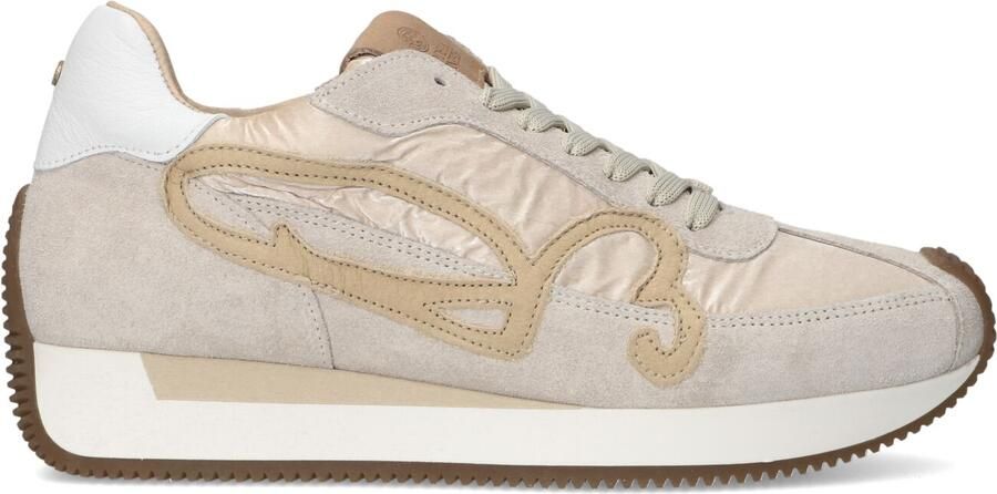 FRED DE LA BRETONIERE Lage Sneakers Dames Yentl Sign Textiel Beige