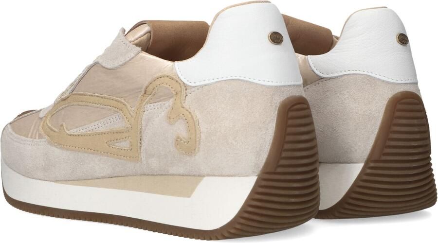FRED DE LA BRETONIERE Lage Sneakers Dames Yentl Sign Textiel Beige - Foto 2