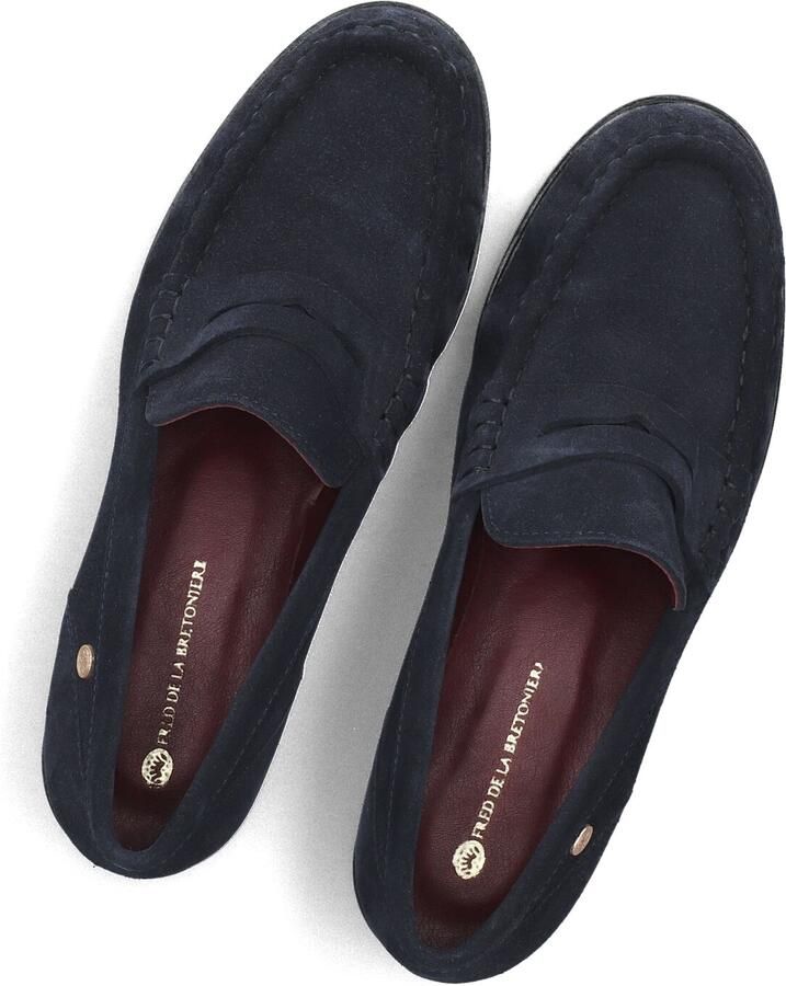 Fred de la Bretoniere Bodil Beau Loafers Dames Instappers Blauw - Foto 2