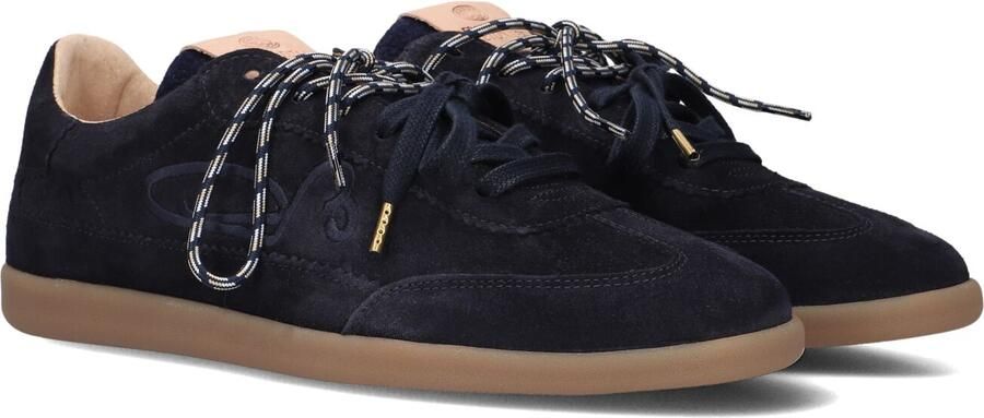FRED DE LA BRETONIERE Lage Sneakers Dames Pepper Sign Suède Blauw