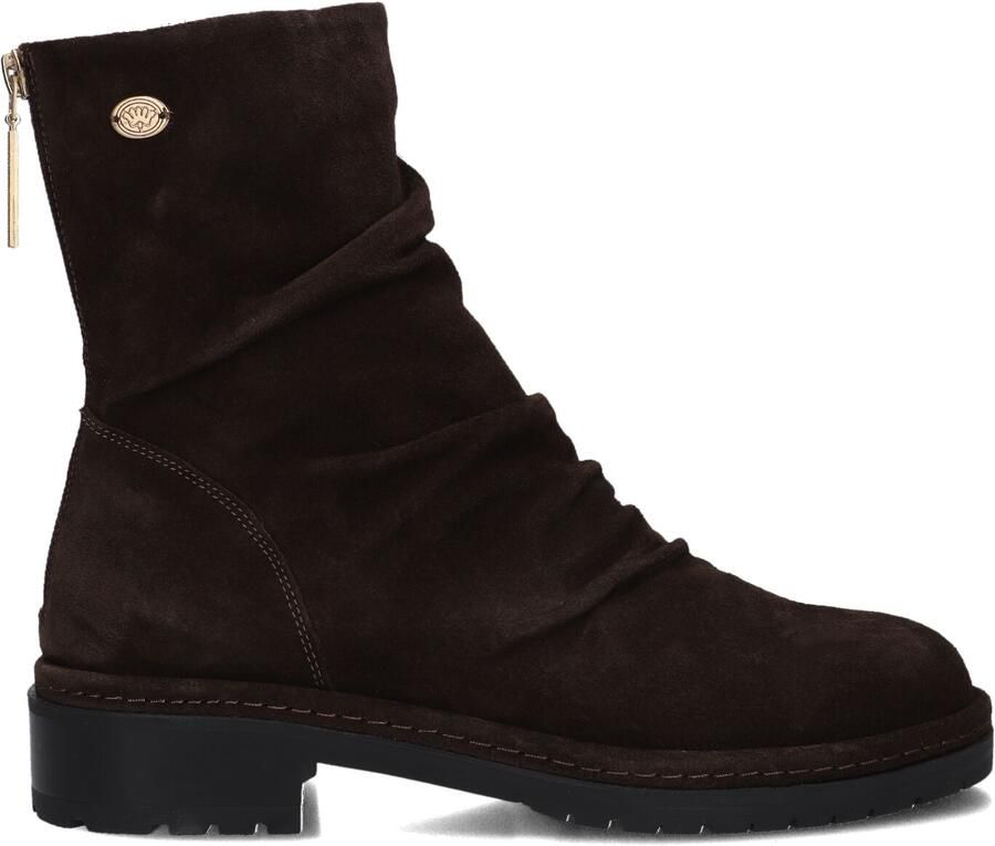 FRED DE LA BRETONIERE Enkelboots Dames Flint Jimmy Suède Bruin - Foto 3