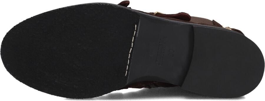 Fred de la Bretoniere PARIS EDANE Ankle Boot Suede Dark Brown - Foto 5