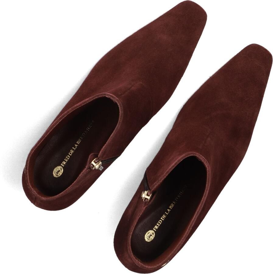 Fred de la bretoniere CARA CARLA Ankle Boot Suede Bordo - Foto 2
