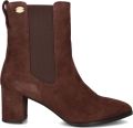 Fred de la Bretoniere Farah Chelsea Enkellaarsjes Enkelboots met rits Dames Bordeaux - Bordeaux