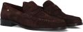 FRED DE LA BRETONIERE Loafers Dames Bodil Beau Suède Bruin - Donkerbruin