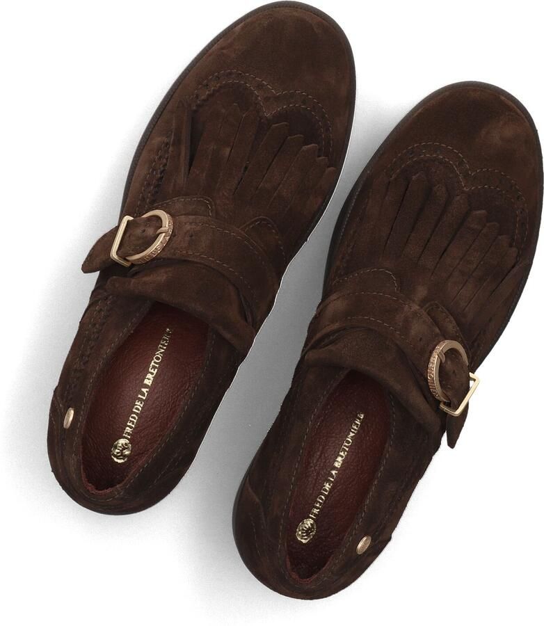 FRED DE LA BRETONIERE Loafers Dames Edia Reva Leer Bruin - Foto 3
