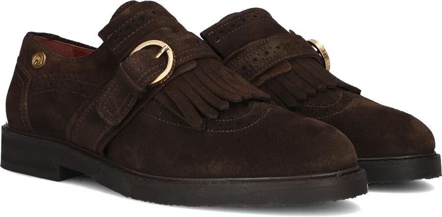 Fred de la Bretoniere FROSH LORI Loafer Suede Dark Brown