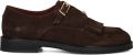 FRED DE LA BRETONIERE Loafers Dames Paris Jay Suède Bruin - Donkerbruin