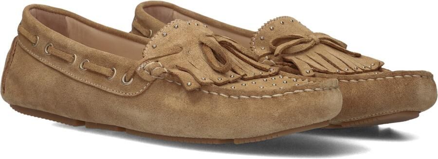 Fred de la Bretoniere Billy Indy Mocassins Dames Instappers Camel