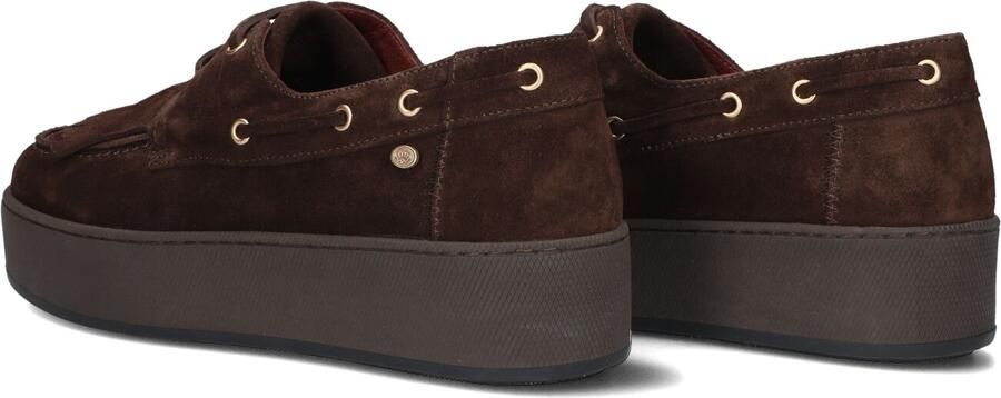 FRED DE LA BRETONIERE Mocassins Dames Edia Indi Suède Bruin - Foto 3