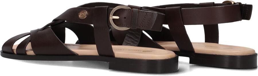 FRED DE LA BRETONIERE Sandalen met Hak Dames Gitel Cross Maat: 39 Materiaal: Leer Kleur: Bruin - Foto 5