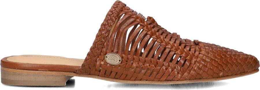 FRED DE LA BRETONIERE Slippers Dames Ellis Mule Maat: 42 Materiaal: Leer Kleur: Bruin - Foto 4