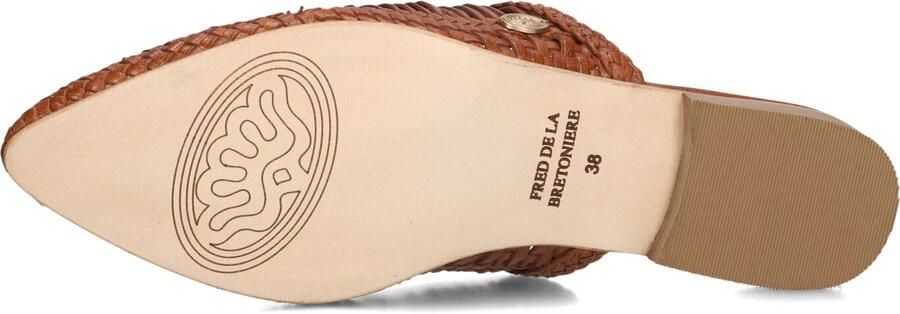 FRED DE LA BRETONIERE Slippers Dames Ellis Mule Maat: 42 Materiaal: Leer Kleur: Bruin - Foto 5