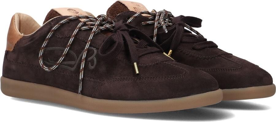FRED DE LA BRETONIERE Lage Sneakers Dames Pepper Sign Suède Bruin