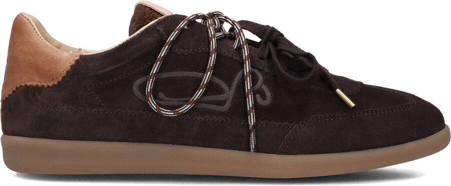 FRED DE LA BRETONIERE Lage Sneakers Dames Pepper Sign Suède Bruin