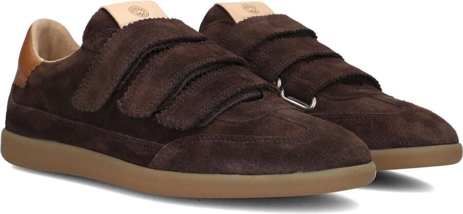 FRED DE LA BRETONIERE Lage Sneakers Dames Pepper Valencia Suède Bruin
