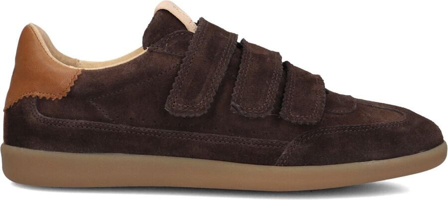 FRED DE LA BRETONIERE Lage Sneakers Dames Pepper Valencia Suède Bruin