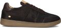 Fred de la Bretoniere ZAZZA ELLA Sneaker Pony Snake Dark Brown - Donkerbruin