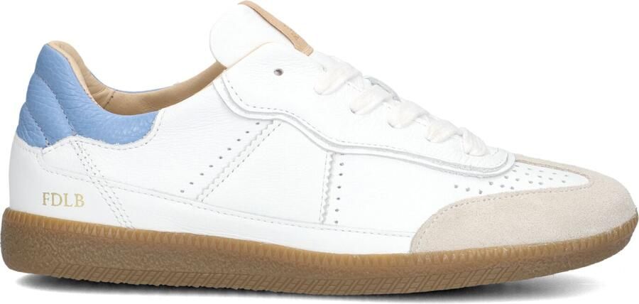FRED DE LA BRETONIERE Lage Sneakers Dames Pearl Reza Leer Grijs