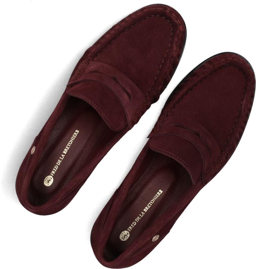 Fred de la Bretoniere Bodil Beau Loafers Dames Instappers Rood - Foto 2