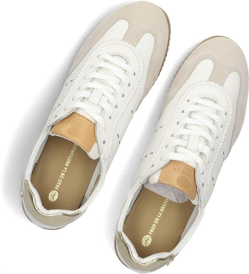 FRED DE LA BRETONIERE Lage Sneakers Dames Ylva Loa Leer Lichtroze - Foto 3