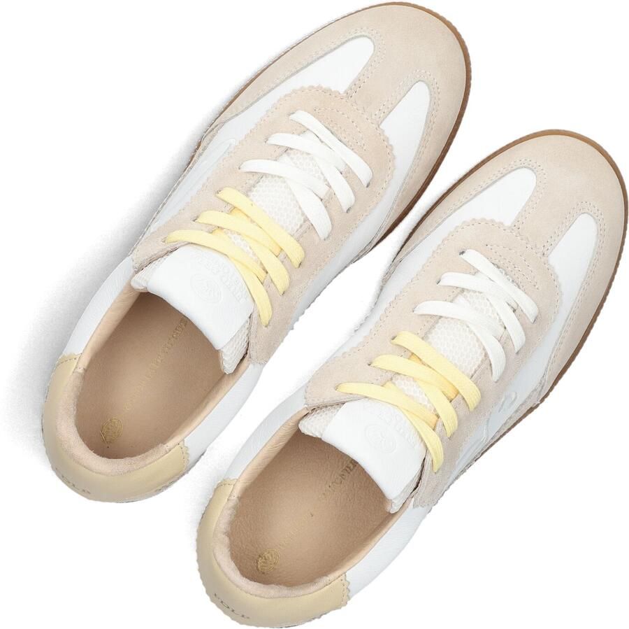 FRED DE LA BRETONIERE Lage Sneakers Dames Pearl Sign Leer Wit - Foto 3