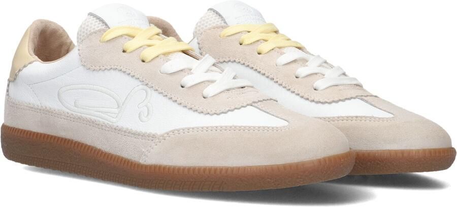 FRED DE LA BRETONIERE Lage Sneakers Dames Pearl Sign Leer Wit - Foto 2