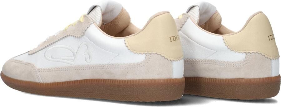 FRED DE LA BRETONIERE Lage Sneakers Dames Pearl Sign Leer Wit - Foto 5