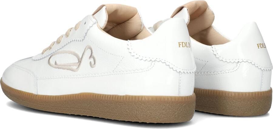 FRED DE LA BRETONIERE Lage Sneakers Dames Pearl Sign Leer Wit - Foto 5