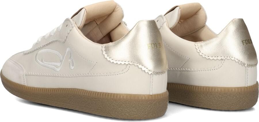 FRED DE LA BRETONIERE Lage Sneakers Dames Pearl Sign Leer Beige - Foto 3