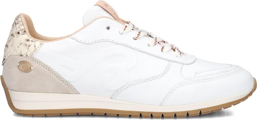 FRED DE LA BRETONIERE Lage Sneakers Dames Vlora Sign Leer Wit
