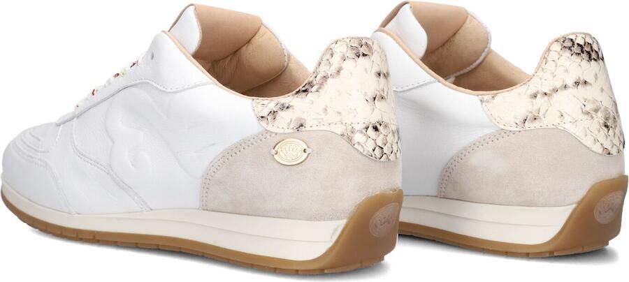 FRED DE LA BRETONIERE Lage Sneakers Dames Vlora Sign Leer Wit - Foto 3