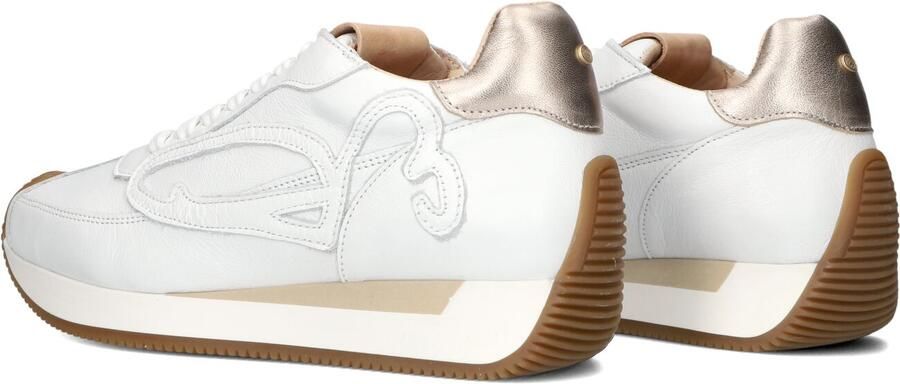 FRED DE LA BRETONIERE Lage Sneakers Dames Yentl Sign Leer Wit - Foto 5