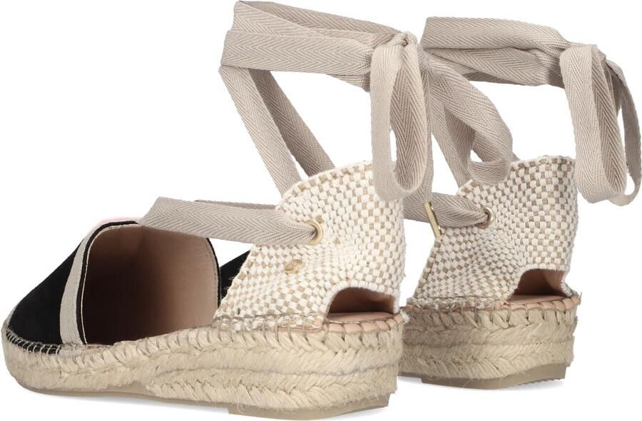 Fred de la Bretoniere Romi Luz Espadrille Suède Zwart - Foto 3