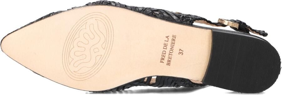 FRED DE LA BRETONIERE Zwarte Hakken Ellis Woven - Foto 3