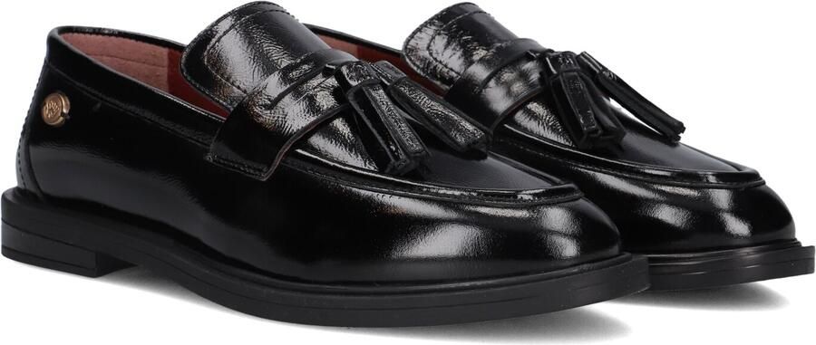 Fred de la Bretoniere Fairy Moccy Loafers Dames Instappers Zwart