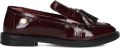 Fred de la Bretoniere FAIRY MOCCY Loafer Wrinkle Patent Bordeaux Red - Bordeaux
