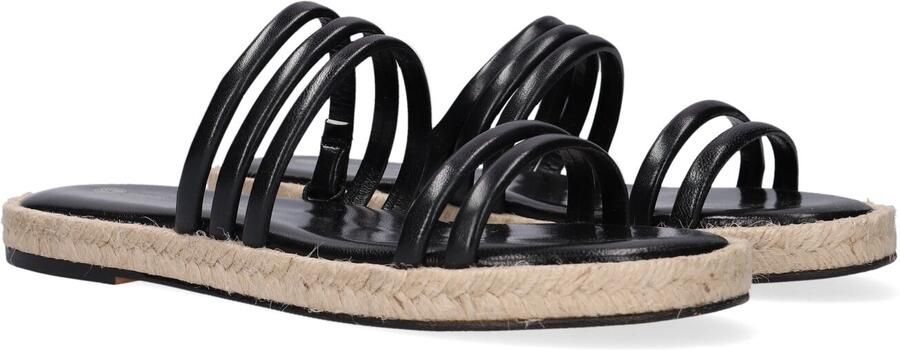 FRED DE LA BRETONIERE Slippers Dames 154010004 Maat: 37 Materiaal: Leer Kleur: Zwart