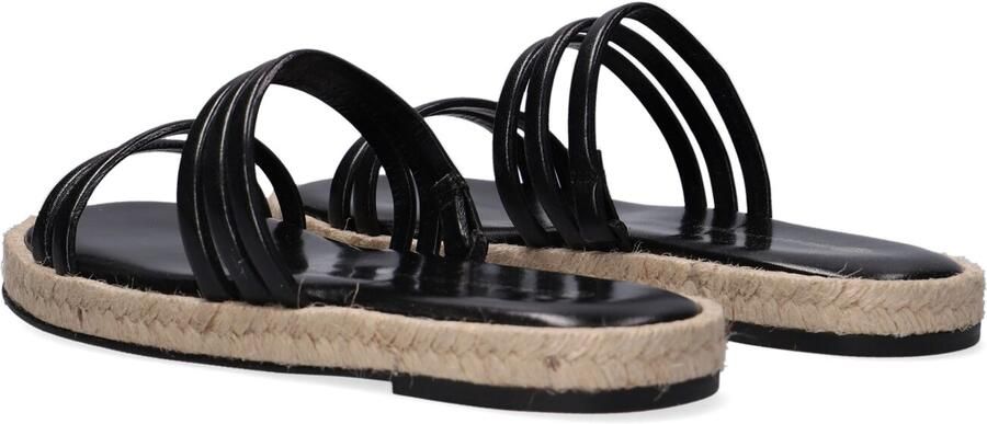 FRED DE LA BRETONIERE Slippers Dames 154010004 Maat: 36 Materiaal: Leer Kleur: Zwart - Foto 4