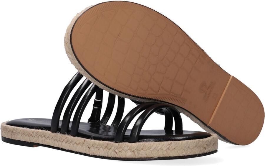 FRED DE LA BRETONIERE Slippers Dames 154010004 Maat: 36 Materiaal: Leer Kleur: Zwart - Foto 3