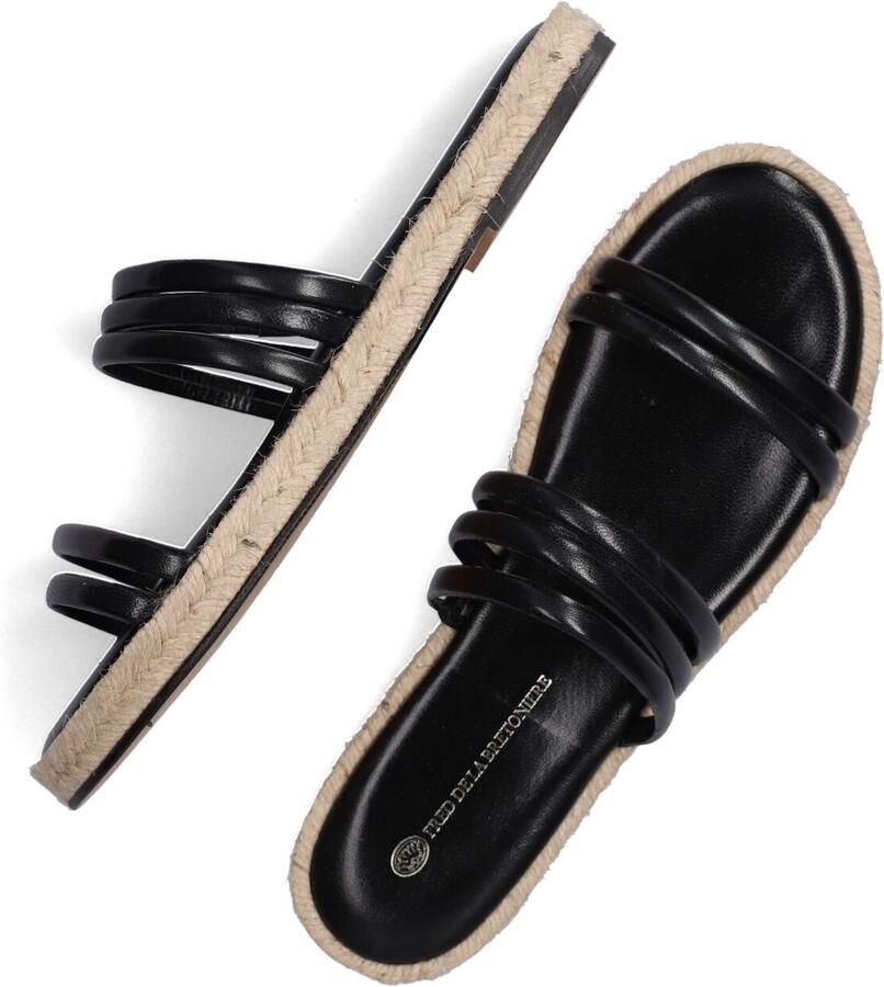 FRED DE LA BRETONIERE Slippers Dames 154010004 Maat: 36 Materiaal: Leer Kleur: Zwart - Foto 2