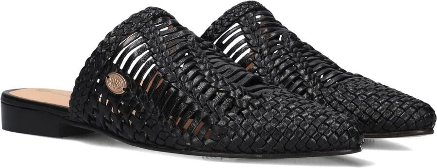 FRED DE LA BRETONIERE Slippers Dames Ellis Mule Maat: 38 Materiaal: Leer Kleur: Zwart