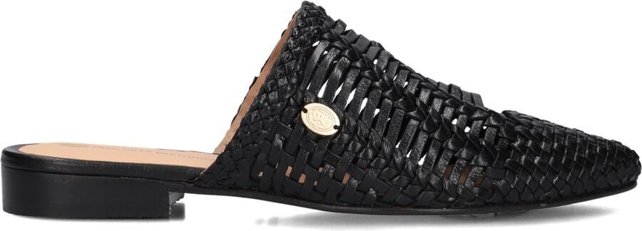 FRED DE LA BRETONIERE Slippers Dames Ellis Mule Maat: 38 Materiaal: Leer Kleur: Zwart - Foto 3