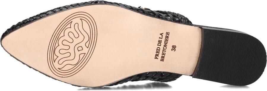 FRED DE LA BRETONIERE Slippers Dames Ellis Mule Maat: 38 Materiaal: Leer Kleur: Zwart - Foto 5