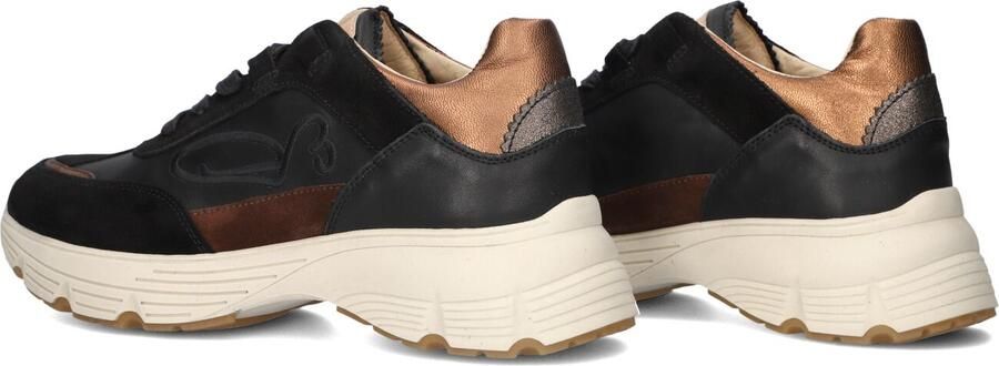 FRED DE LA BRETONIERE Lage Sneakers Dames Mariola Sign Leer Zwart - Foto 5