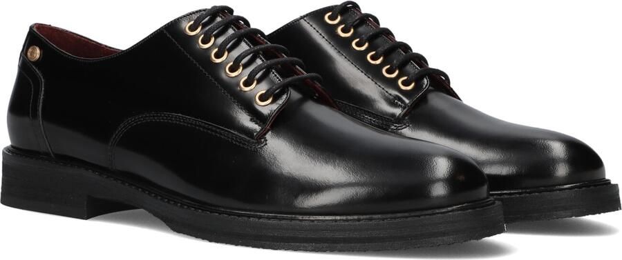 FRED DE LA BRETONIERE Veterschoenen Dames Paris Edor Lace-up Maat: 36 Materiaal: Leer Kleur: Zwart