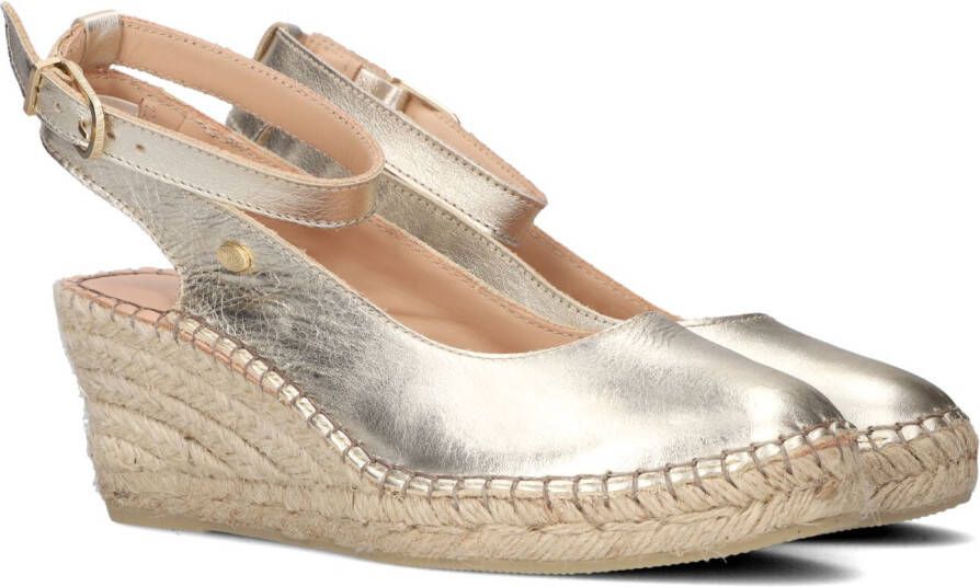 FRED DE LA BRETONIERE Espadrilles Dames 153010288 Maat: 38 Materiaal: Leer Kleur: Goud